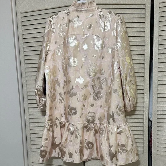 Tuckernuck champagne Fil Coupe Palmerston Dress - Picture 8 of 9